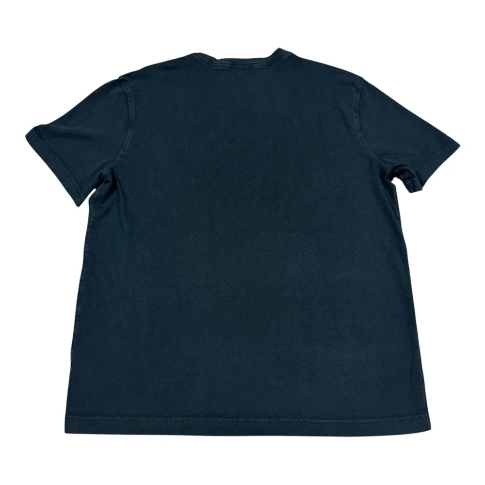 J. Crew Egypt Made Black Blank Relaxed Fit Cotton Shirt Men's Large